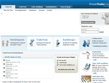 Tablet Screenshot of privatetraderclub.com